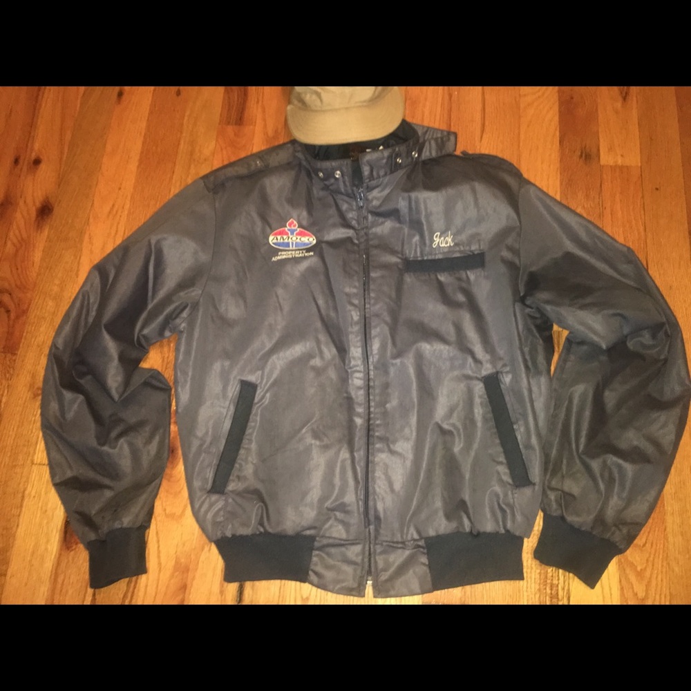 Vintage Amoco bomber jacket